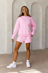 BASE Sweat Shorts Pink