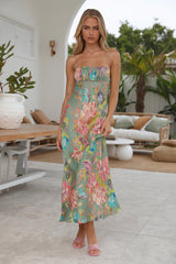 Not Like You Maxi Dress Green