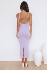 SNDYS Elora Midi Dress Lilac Floral