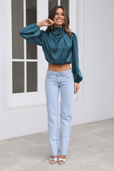Ready To Work Top Teal