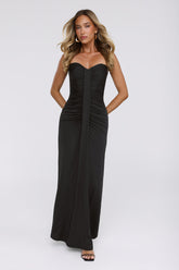 Wisp Wonder Strapless Maxi Dress Black