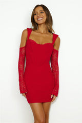 Classiness Mini Dress Wine