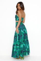 RUNAWAY Ayla Maxi Skirt Calista Green