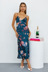 Your Windy Days Midi Dress Blue