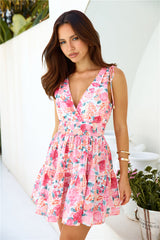 Sandy Shores Mini Dress Pink