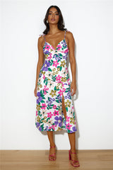 Oasis Of Love Midi Dress White