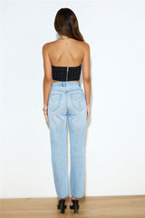 ROLLA'S Original Straight Lyocell Jeans Organic Light Blue