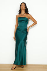 LIONESS Aniston Corset Green Pinstripe