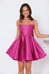 One Day Mini Dress Magenta